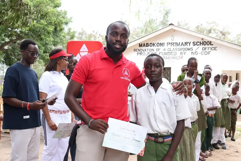 Grow A Classroom mentorship at Mabokoni Primary School, Kwale County