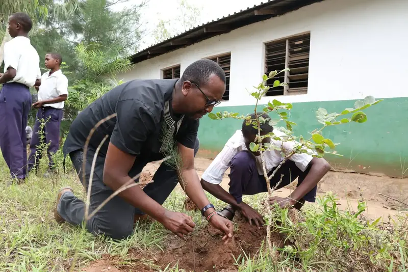 Grow A Classroom mentorship at Mabokoni Primary School, Kwale County