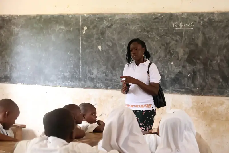 Grow A Classroom mentorship at Mabokoni Primary School, Kwale County