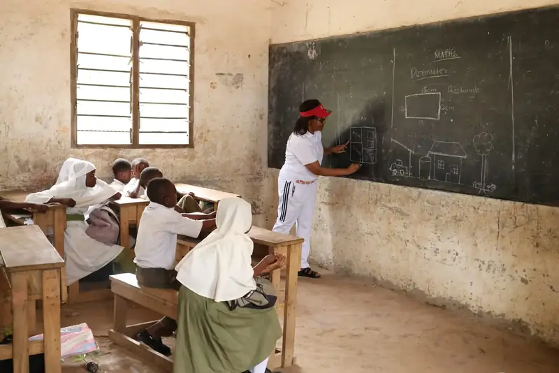 Grow A Classroom mentorship at Mabokoni Primary School, Kwale County