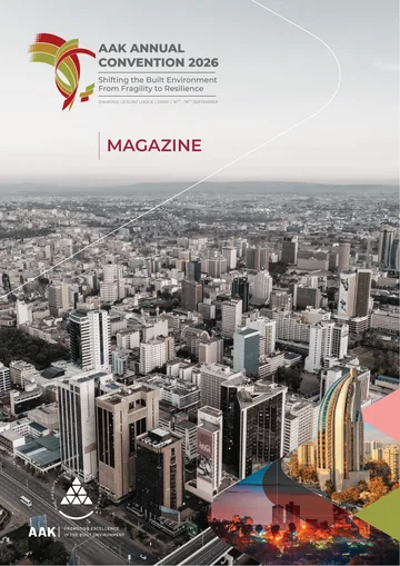 Cover of the AAK Annual Convention 2026 Magazine: Shifting the Built Environment From Fragility to Resilience
