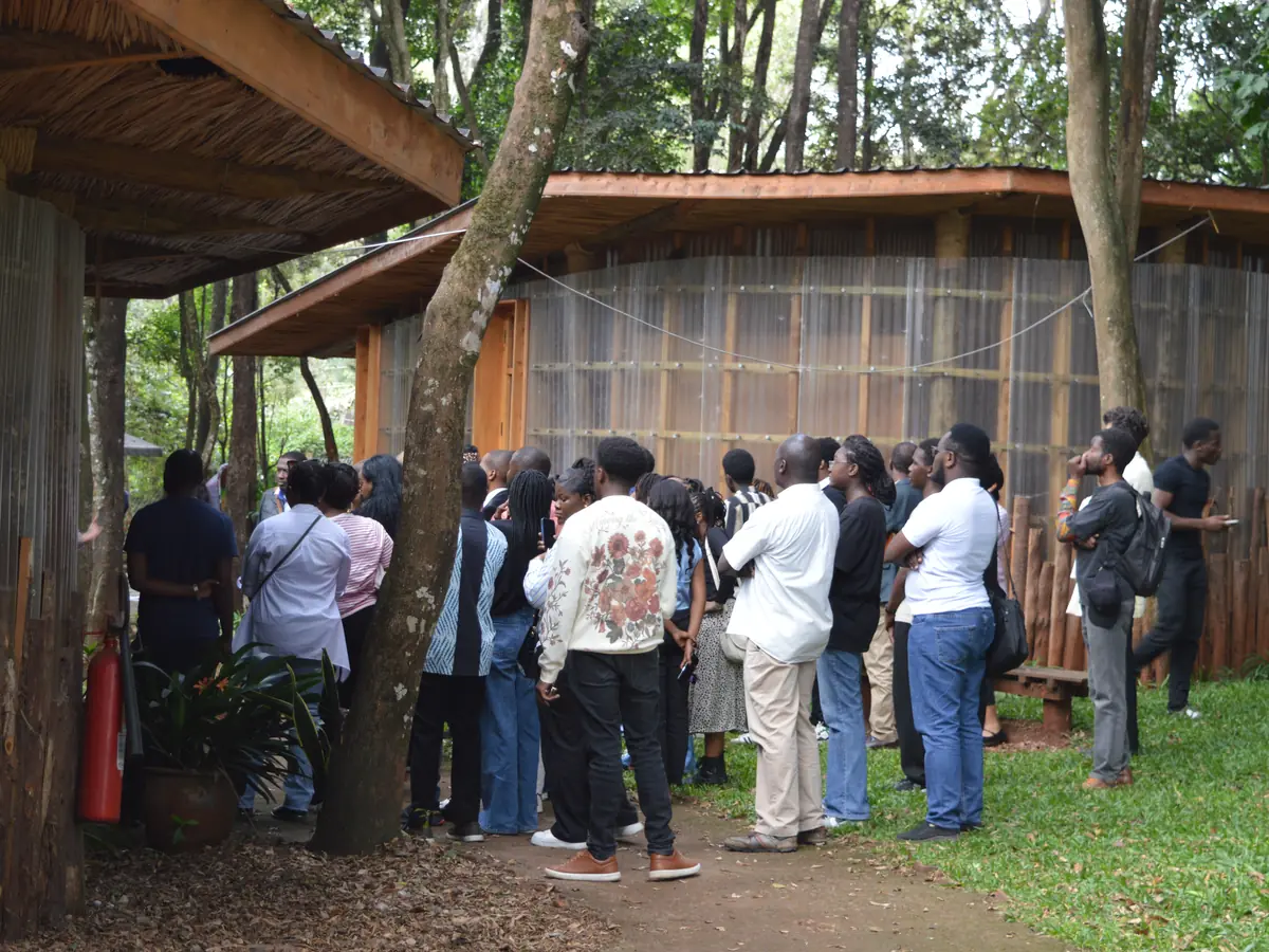 Touring the classrooms