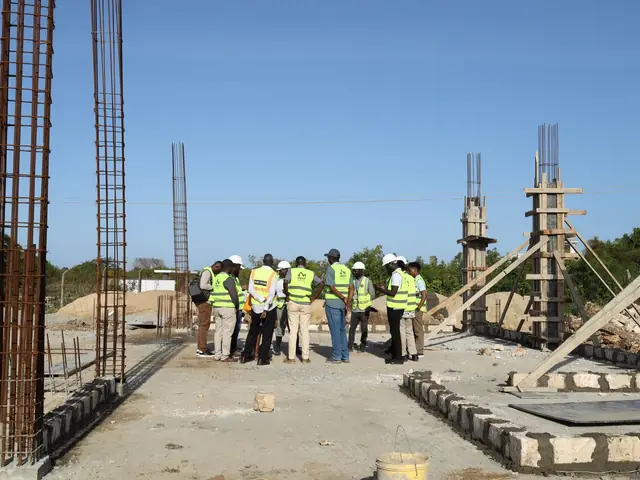 Visiting a construction site on the Build Tour
