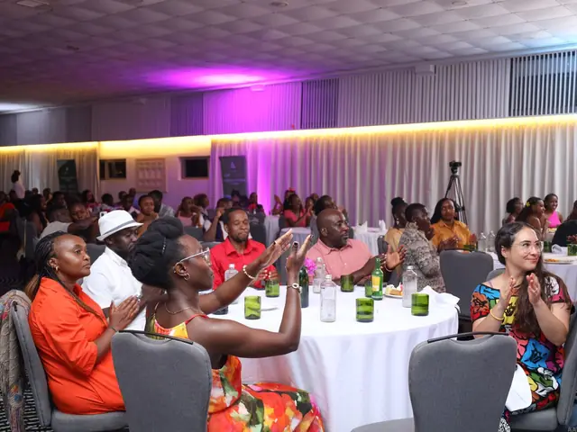 Guests at their tables during the Gala Dinner