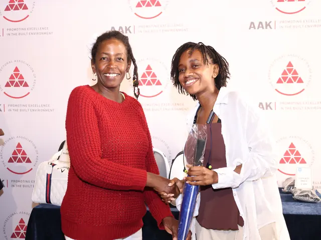 A prize presented at the prize-giving