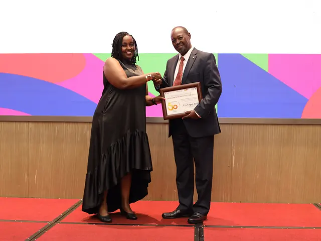 An award presented on stage