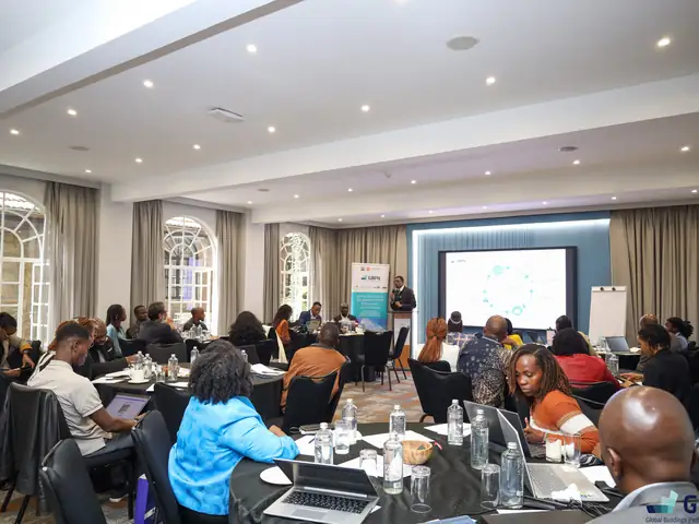 The room during an afternoon session