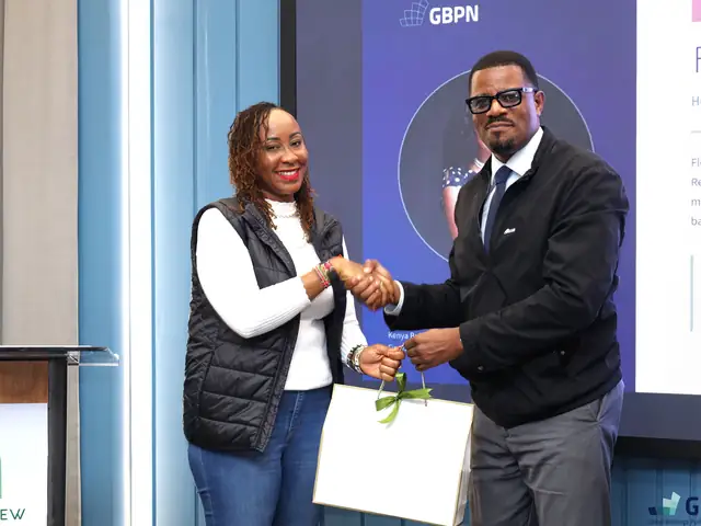 A presentation of a gift at the close