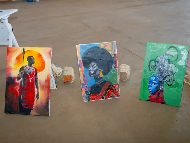 Paintings on show at the exhibition